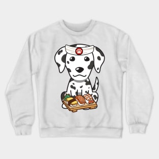 Sushi Chef Dalmatian Crewneck Sweatshirt